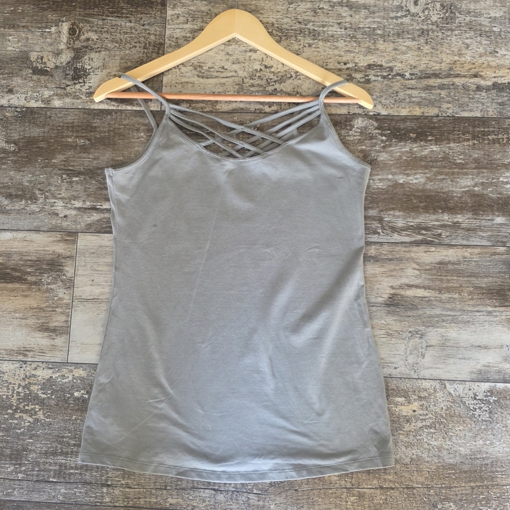 Maurices Light Gray Crisscross Camisole - Picture 5 of 5